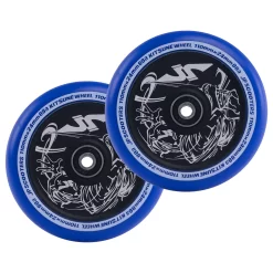 Kitsune Wheels | 24mm X 110mm | Blue/Black