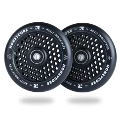 HoneyCore Scooter Wheels | 24mm X 110mm | Black/Black