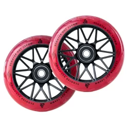 DNA Scooter Wheels | 24mm X 120mm | Clear Red Marble/Black