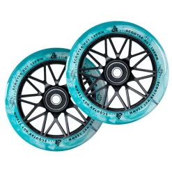 DNA Scooter Wheels | 24mm X 120mm | Clear Blue Marble/Black