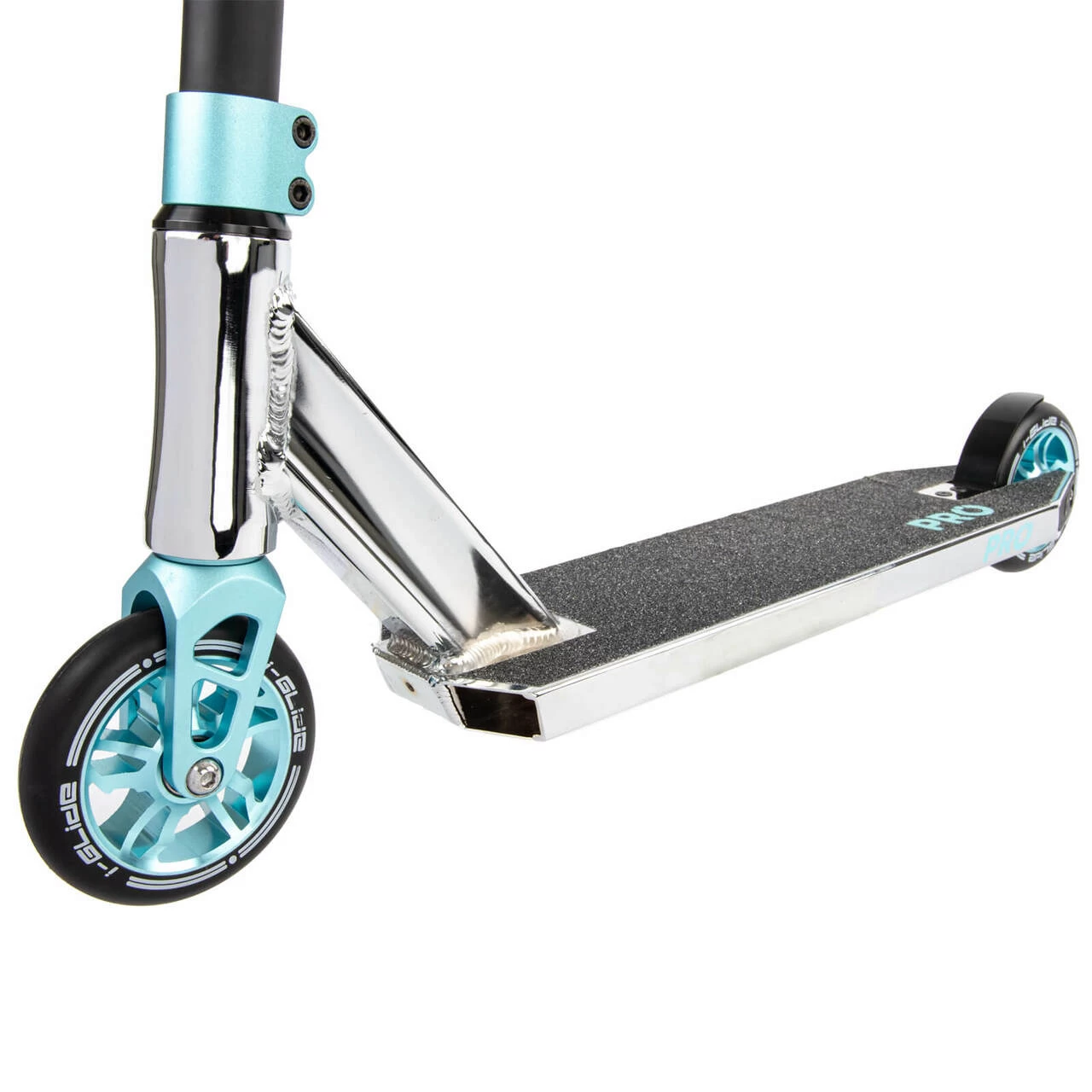 PRO' Kids Scooter | Chrome/Teal - Image 7