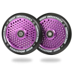 HoneyCore Wheels | 24mm X 120mm |Black/Purple