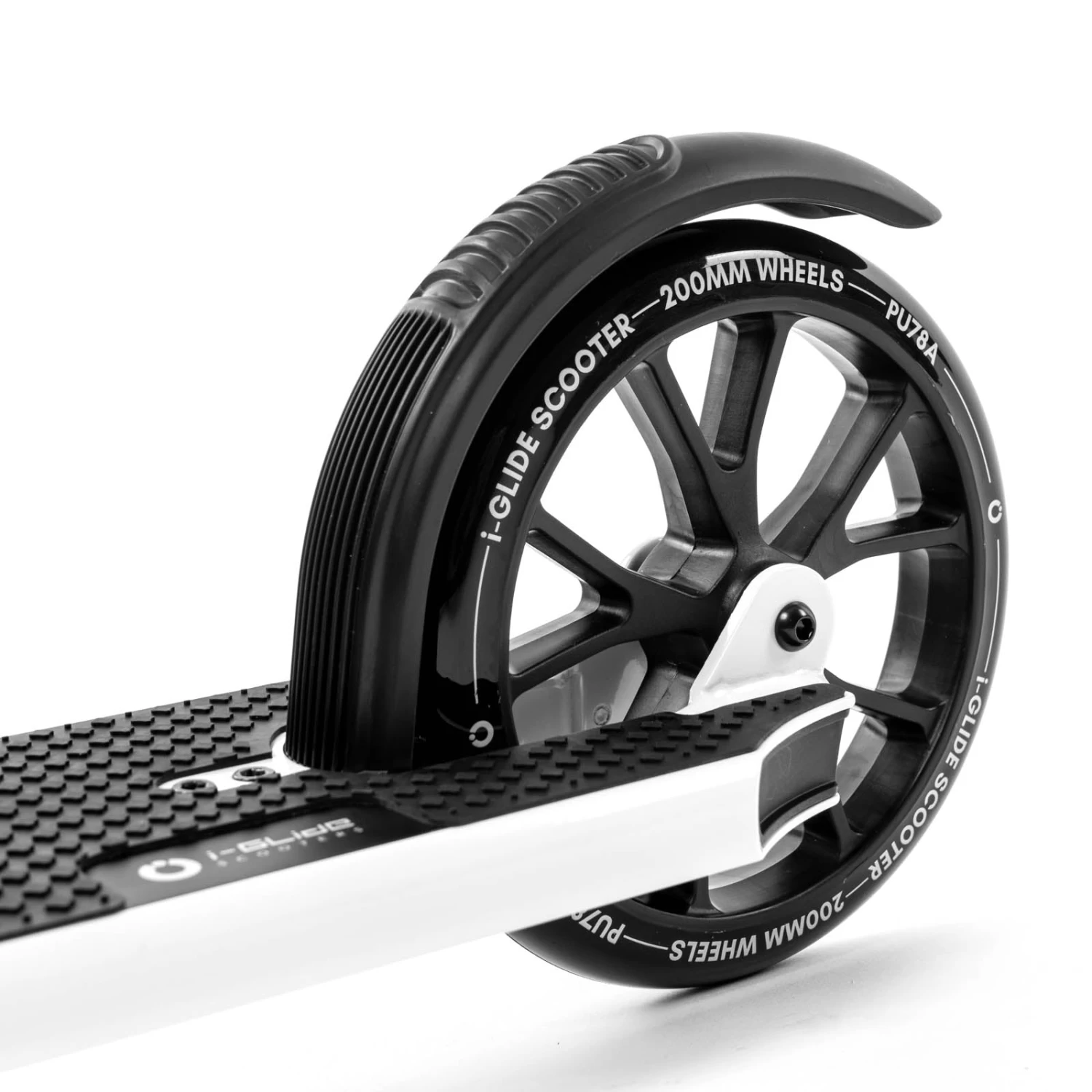 I-Glide Push Commuter Scooter - White - Image 9