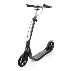 Globber ONE L 205 DELUXE Commuter Scooter | Titanium/Charcoal Grey