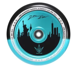 Envy Jon Reyes Signature Scooter Wheels | 26mm X 120mm | Black/Teal | SINGLE